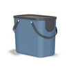 Rotho albula afvalscheidingsprullenbak 25l horizon blauw