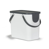 Rotho albula afvalscheidingsprullenbak 25l mistletoe wit - afbeelding 1