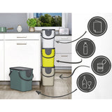 Rotho albula afvalscheidingsprullenbak 25l mistletoe wit - afbeelding 2
