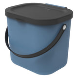 Rotho albula afvalscheiders - gft afvalbak - 6l - blauw - afbeelding 1