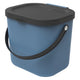 Rotho albula bio afvalbakje 23.5x20x20.8 cm 6l blauw