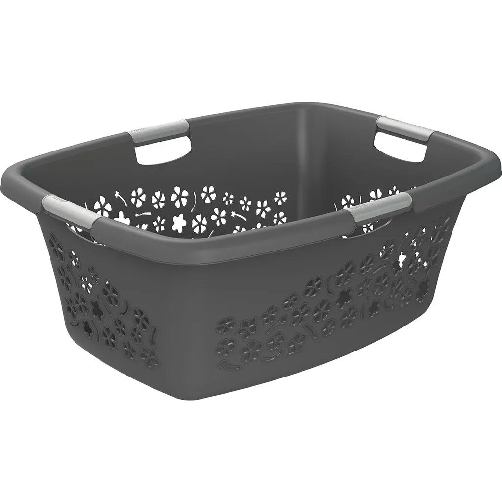 Rotho flowers wasmand 50l antraciet