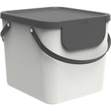 Rotho albula afvalscheiders - bpa vrij - 40l - wit - afbeelding 1