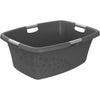 Rotho flowers wasmand 50l antraciet