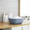 Rotho daily afwasteil 34x34x13 cm 8l horizon blauw
