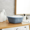 Rotho daily afwasteil 29x29x12 cm 5l horizon blauw