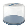 Rotho fresh taartdoos xl 35.5x34.5x26 cm horizon blauw transparant