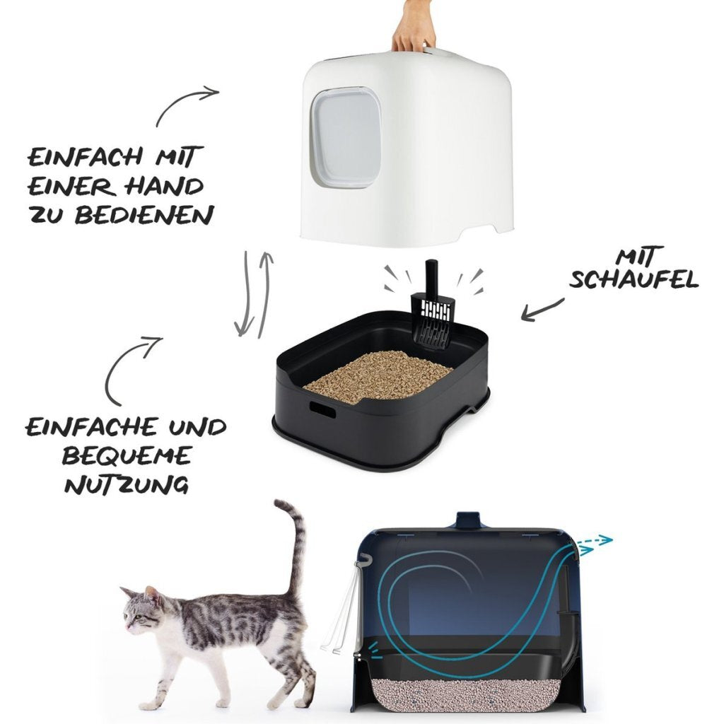 Rotho biala kattenbak groen