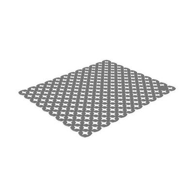 Rotho space wonder gootsteenmat 40x33.3x0.4 cm cool grey