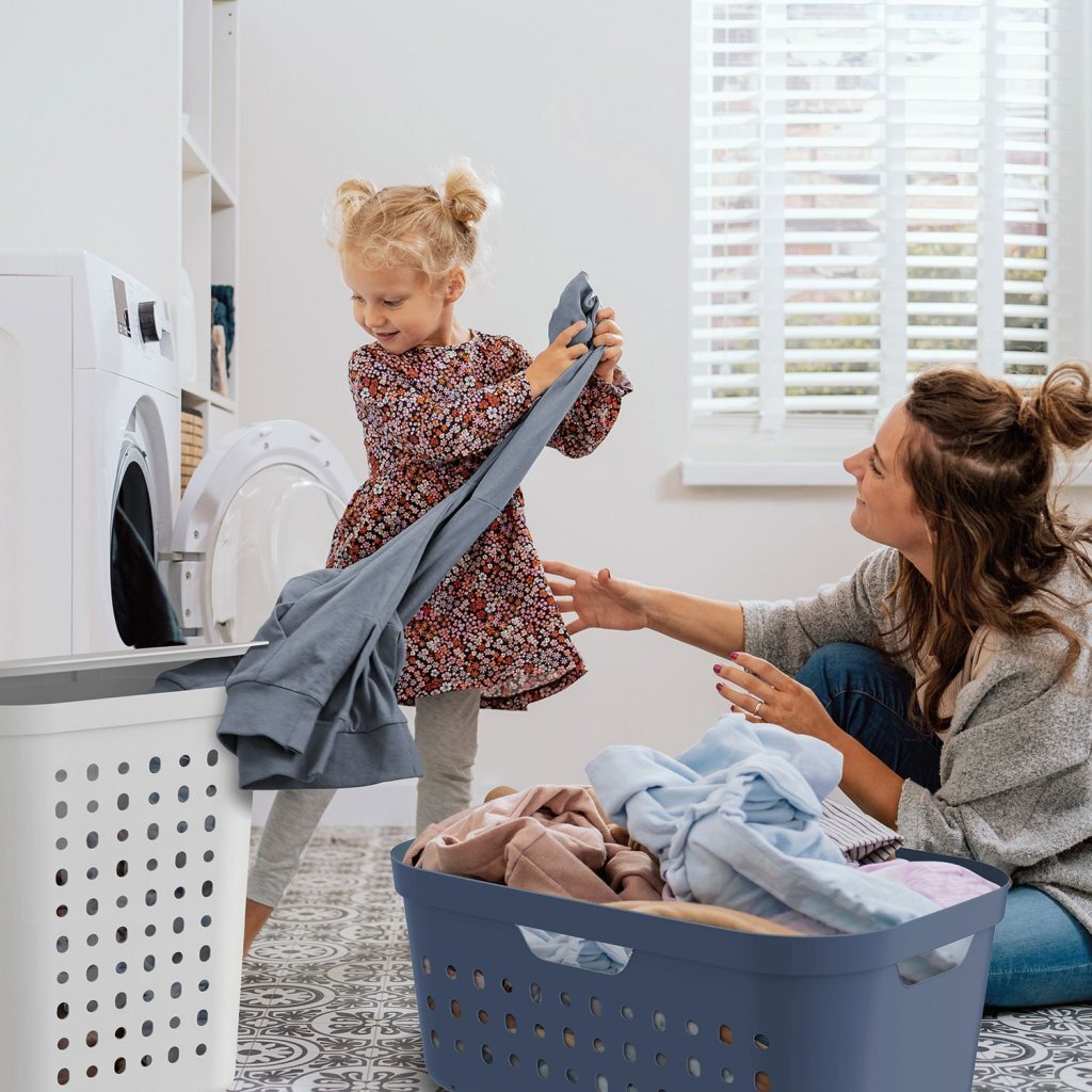 Rotho jona wasmand 39l horizon blauw