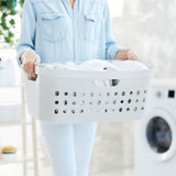 Rotho jona wasmand 39l wit - afbeelding 4