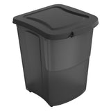 Rotho archie pet food container 38l antraciet transparant - afbeelding 1