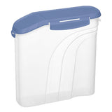 Rotho fresh bewaar-strooidoos 2.2l horizon blauw transparant - afbeelding 1