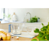 Rotho loft maatbeker 1.2l horizon blauw transparant - afbeelding 2