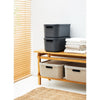 Rotho albula decoratie opbergbox 20l antraciet