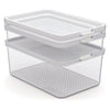 Rotho cauma set koelkastorganizer 1.3l + 2.6l + 4.65l transparant