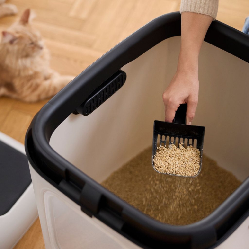 Rotho mypet kattenbak biala xl 62x50x58 cm - kattentoilet - wit
