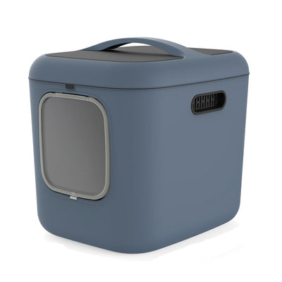 Rotho mypet biala xl kattenbak 61.4x49.2x57.6 cm blauw