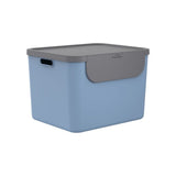 Rotho albula afvalscheider 55l blauw antraciet - afbeelding 1