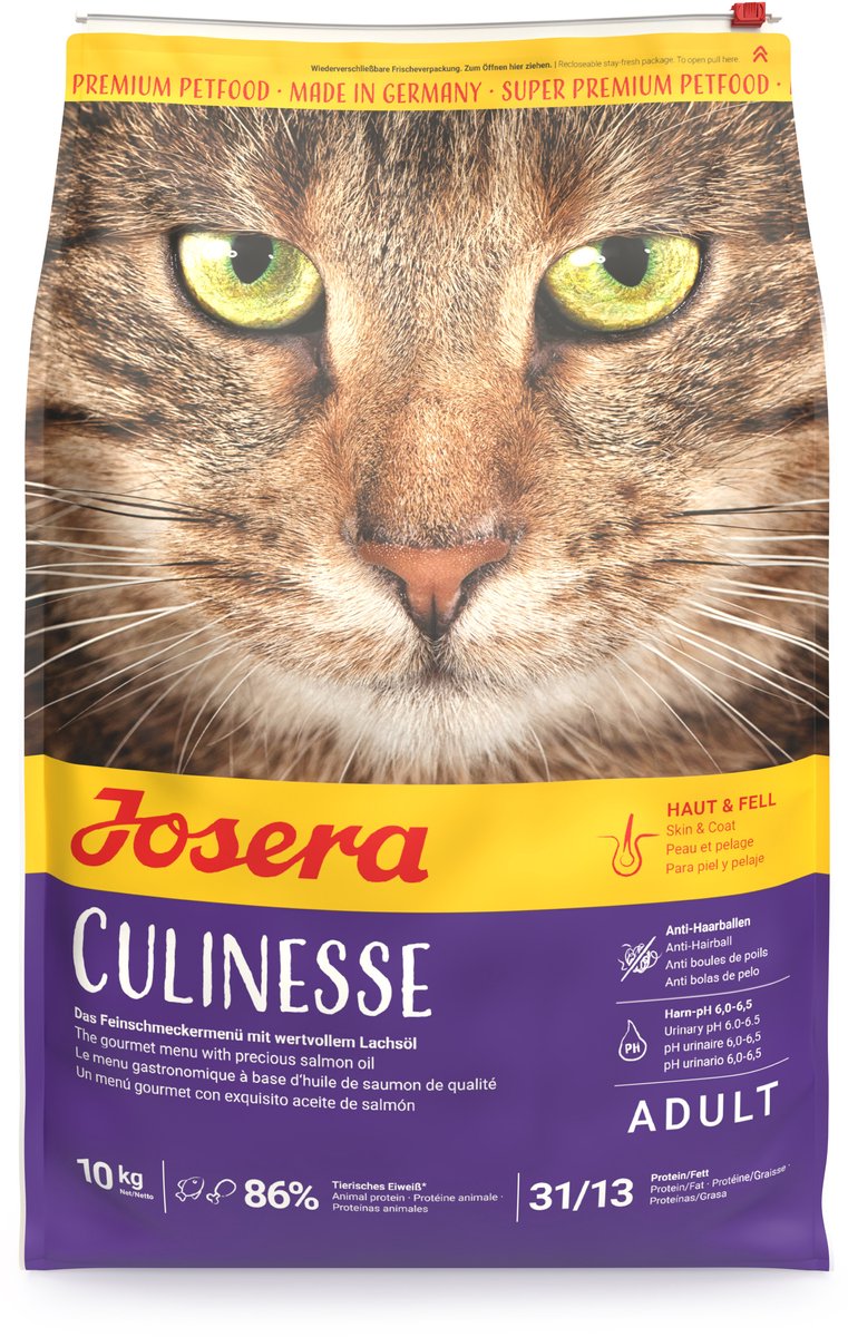 Josera culinesse volwassen - kattenvoer - zalm en gevogelte - 10kg