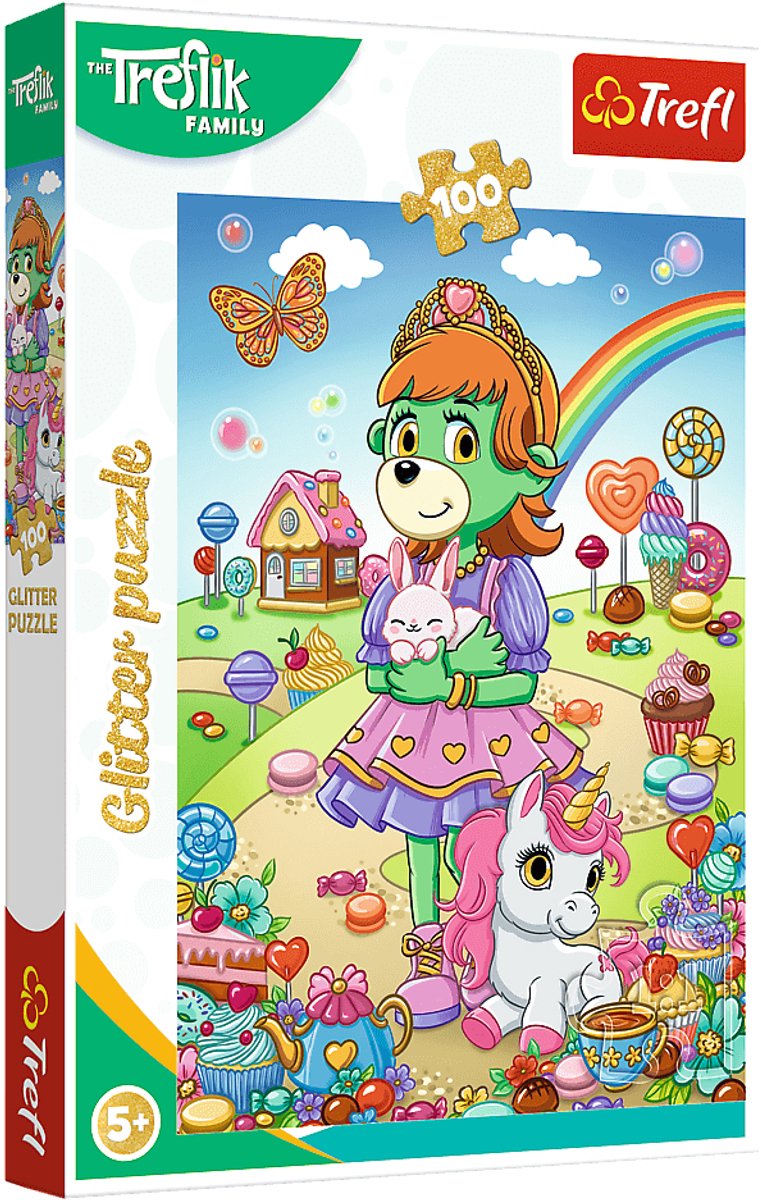 Trefl eenhoorns en konijnen legpuzzel - 100 stukjes - vanaf 5 jaar