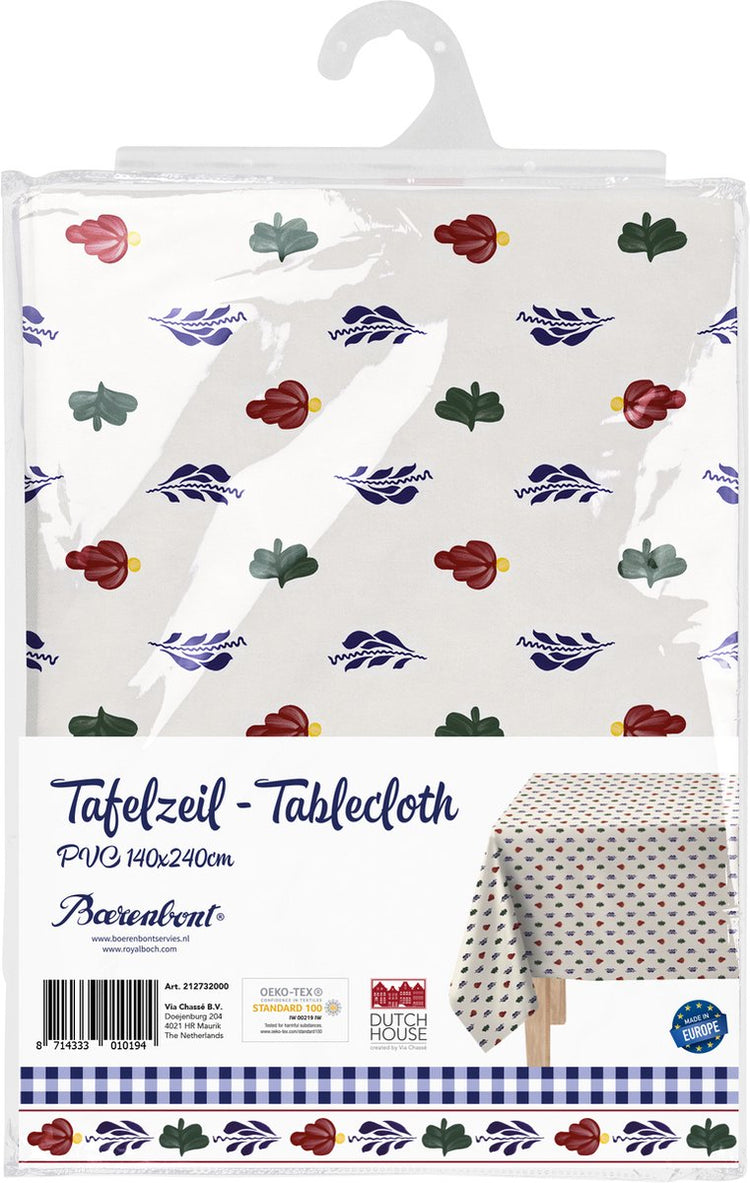 Royal boch boerenbont pvc tafelzeil verpakt 140x240cm