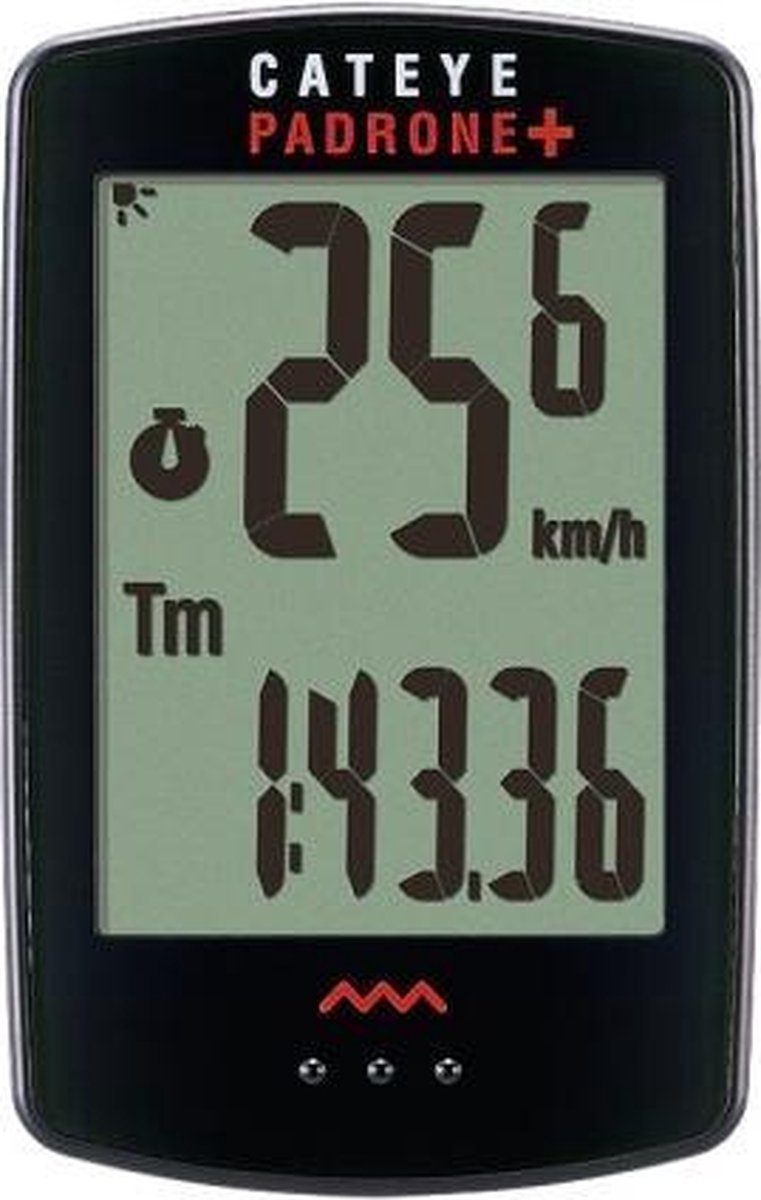 Cateye padrone+ cc-pa110w fietscomputer - draadloos - zwart