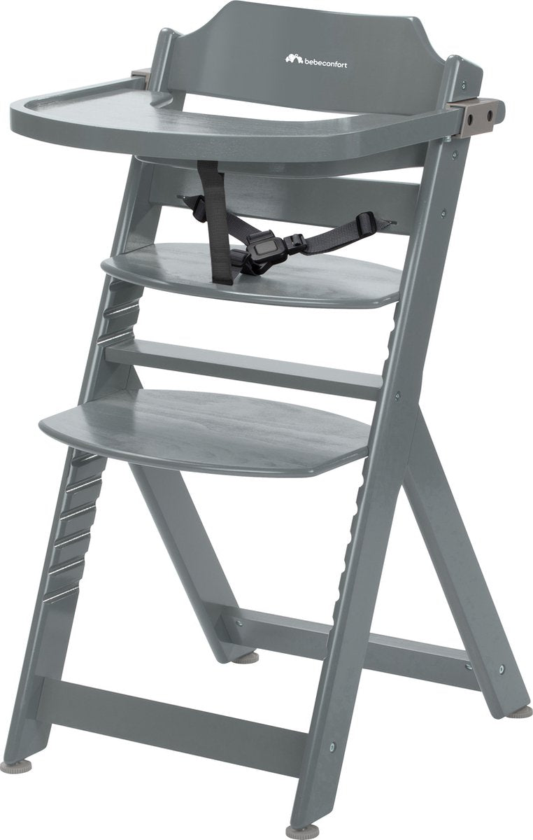 Bebeconfort timba kinderstoel - warm grey - groeit mee met je kind - verstelbaar - optimale veiligheid