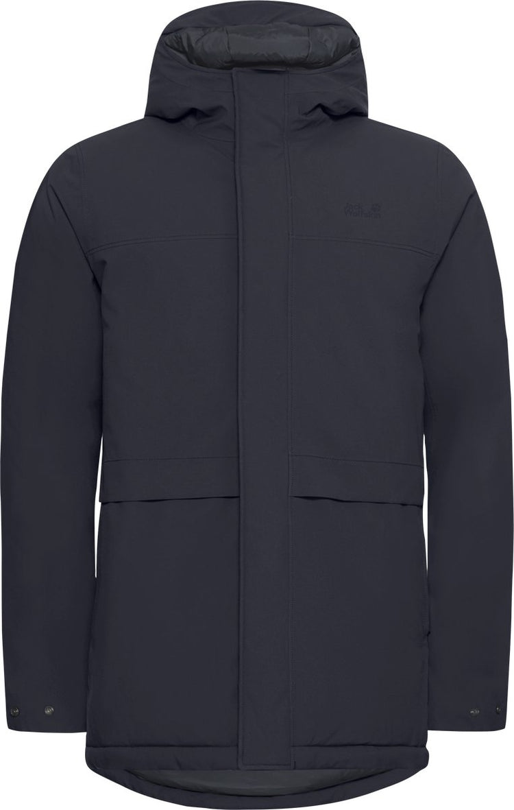 Jack wolfskin cold camp coat m heren outdoorjas - dark navy