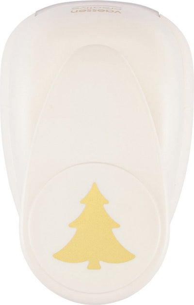 Vaessen creative pons - figuurpons - dennenboom - 4,3 x 4,5 cm