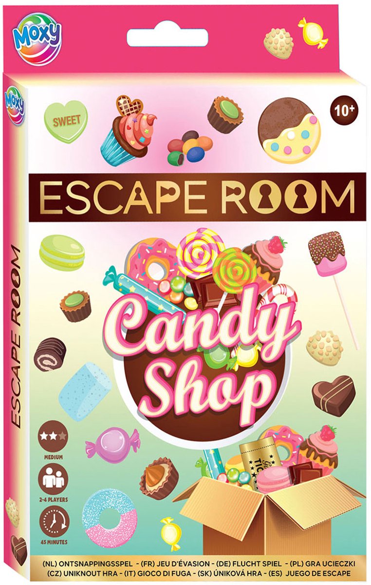 Creative craft group escaperoom candy shop ontsnappingsspel