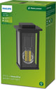 Philips led philips mirth wandlamp - zwart - e27