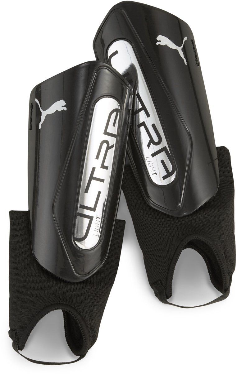 Puma ultra light ankle unisex scheenbeschermer - black- silver m