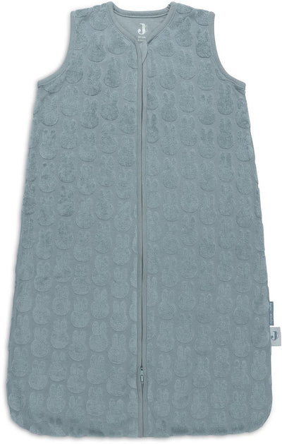 Jollein x nijntje - baby slaapzak zomer jersey 90cm - miffy jacquard terry sea green - zomerslaapzak