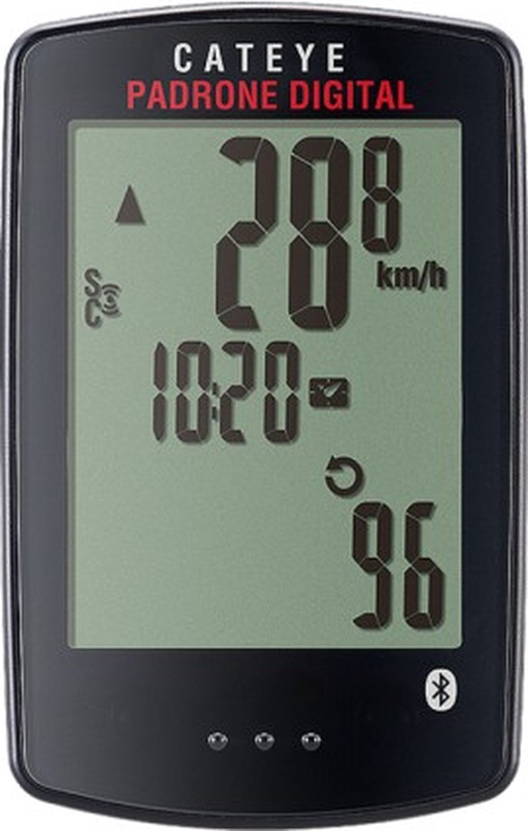 Cateye padrone digital cc-pa400b fietscomputer - excl. sensor - draadloos - zwart