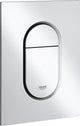Grohe arena cosmopolitan s bedieningspaneel toilet - dual flush - mat chroom