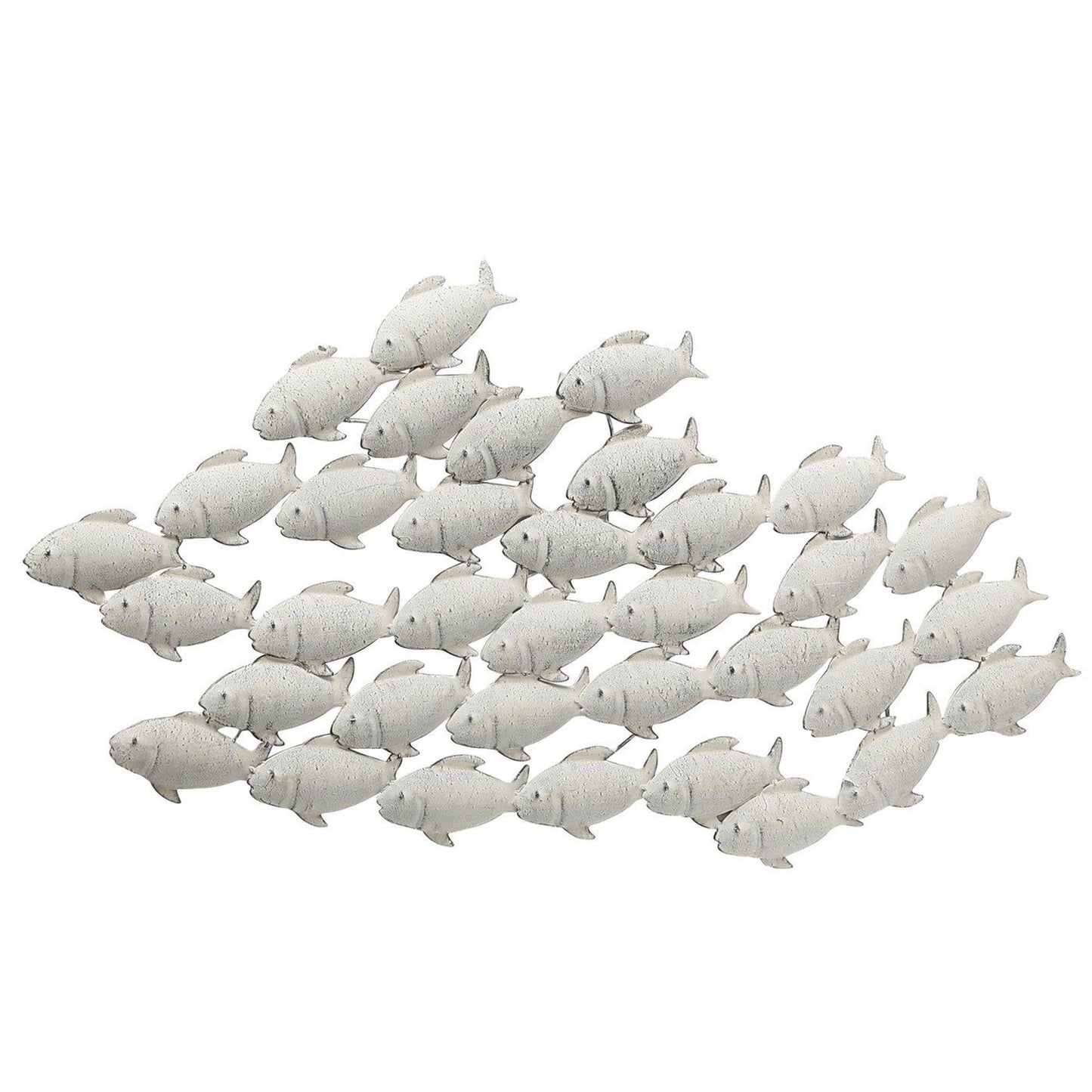Boltze home wanddecoratie vissen metaal 97x53cm