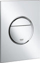 Grohe nova cosmopolitan s bedieningspaneel toilet - dual flush - chroom