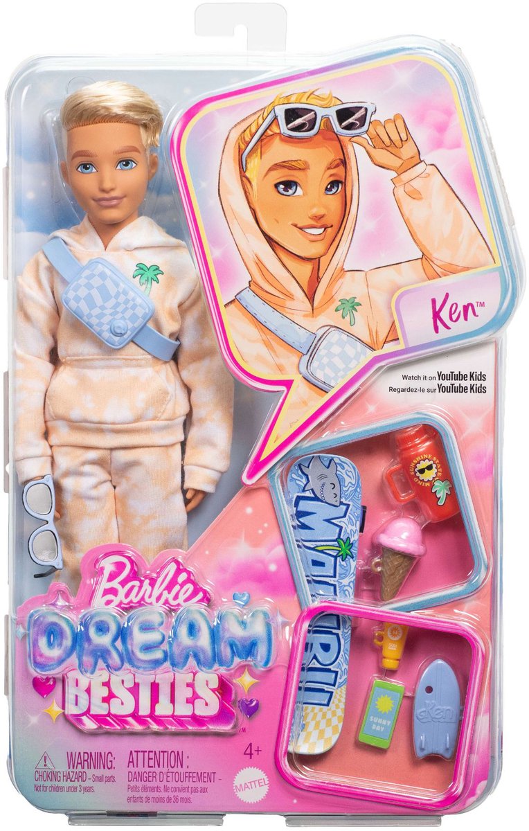 Barbie ken dream besties - pop oranje
