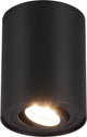 Trio cookie - plafondlamp - zwart mat - excl. 1x gu10 35w