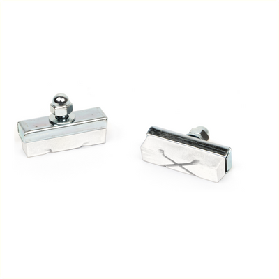 Elvedes caliper velgremblokjes x-groove design white compound per paar