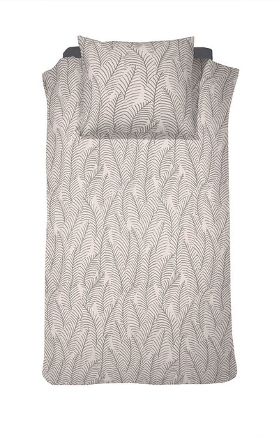Damai bellezza - dekbedovertrek - satijn - 140x200 220 cm - cream + 1 kussensloop 60x70