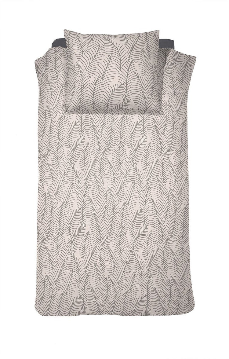 Damai bellezza - dekbedovertrek - satijn - 140x200 220 cm - cream + 1 kussensloop 60x70