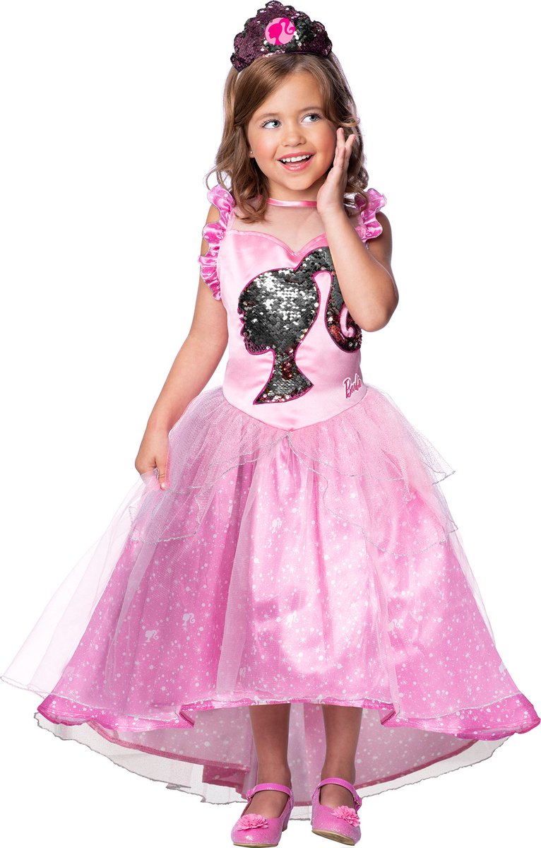 Barbie prinsessenjurk 7-8 jaar