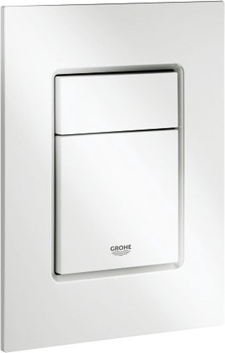 Grohe skate s cosmopolitan bedieningspaneel toilet - dual flush - wit