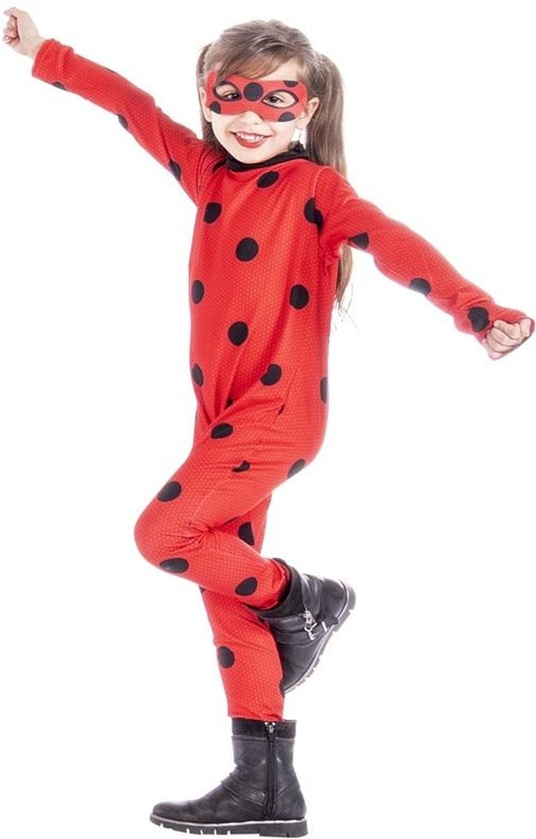 Rubies - miraculous ladybug classic costume (5-6 jaar) 110 116