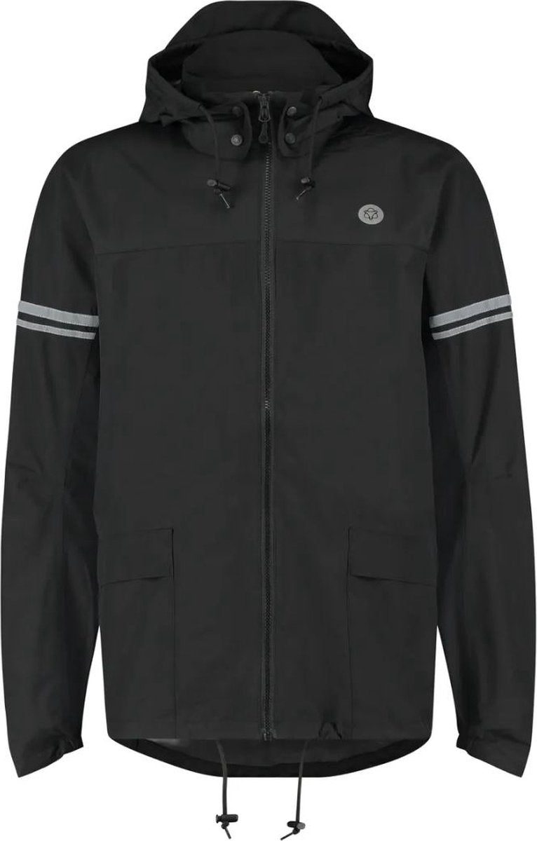 Agu section regenjas ii essential heren - zwart