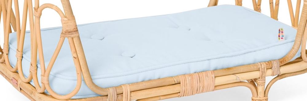 Poppie toys matrasje blauw voor bedje