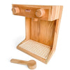 Poppie barista van teak hout. 4+