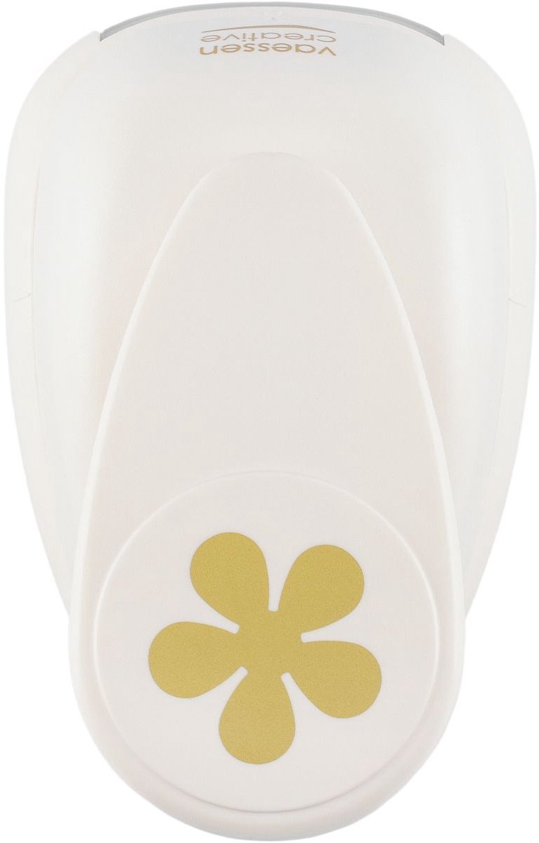 Vaessen creative pons - figuurpons - bloem - 4,6 x 4,6 cm